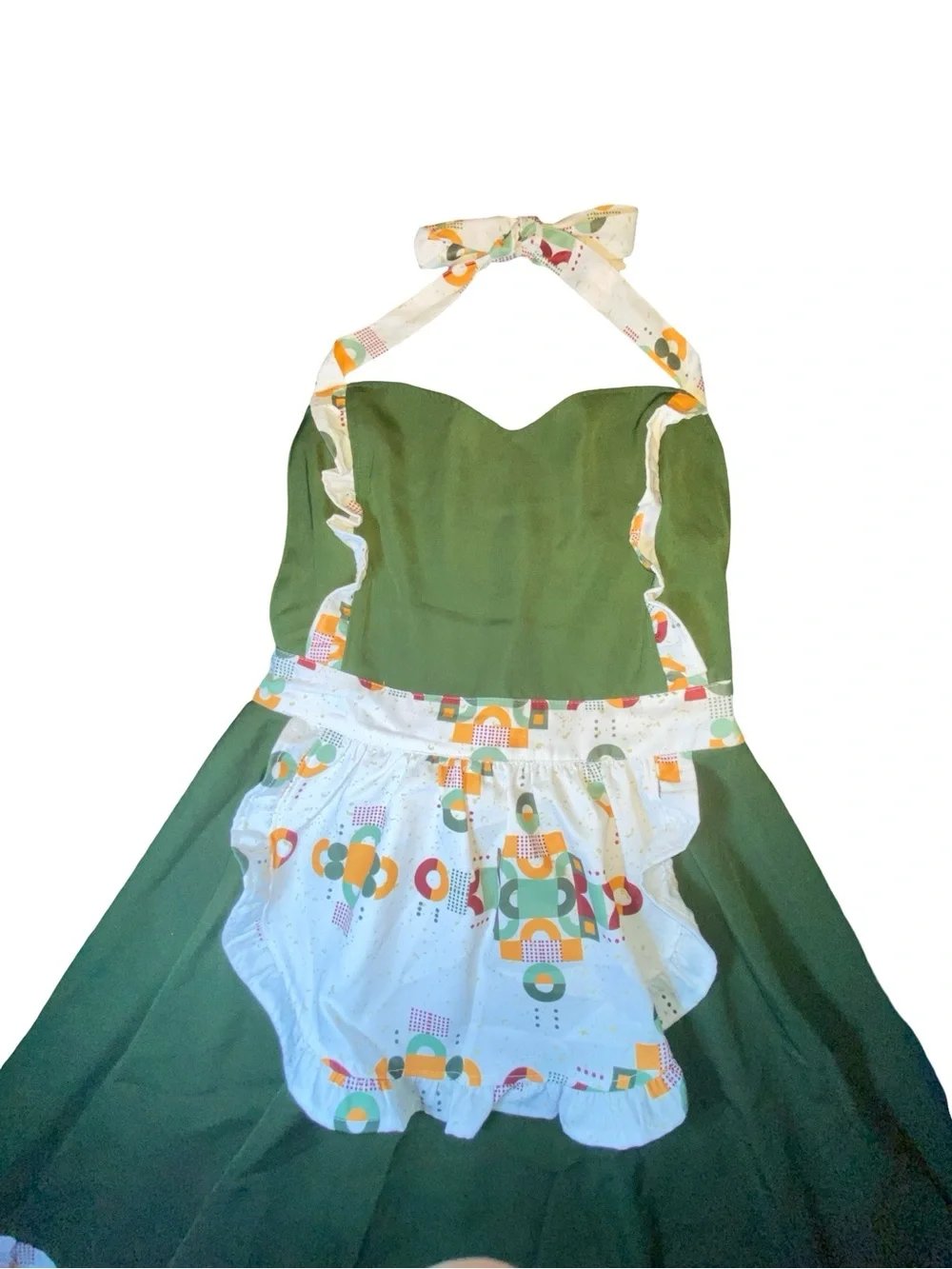 Luxury Kitchen Apron with Pocket and matching headband